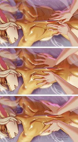 koiki, va_art, 3_panel_comic, ambiguous_gender, anthro