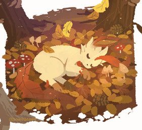 nintendo, pokemon, squid2corn, ambiguous_gender, autumn
