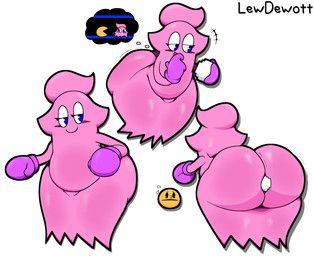 pac-man, pinky_(pac-man), bandai_namco, pac-man_(series), lewdewott