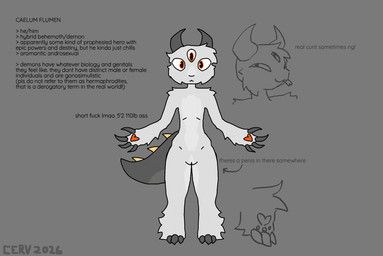 cervix_annihilator, 3_eyes, 3_toes, 4_fingers, andromorph