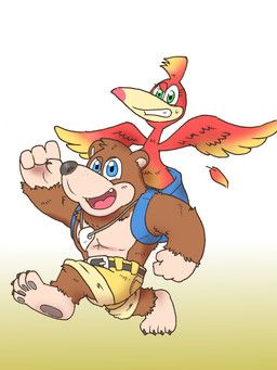 banjo_(banjo-kazooie), kazooie, banjo-kazooie, rareware, charisuke