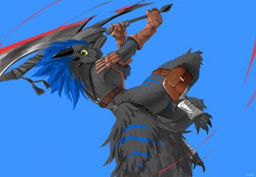 capcom, monster_hunter, silltut_(artist), bird_wyvern, black_body