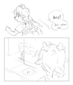 kris_dreemurr, noelle_holiday, deltarune, undertale_(series), goomyloid