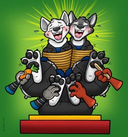 gary_(zootopia), judy_hopps, larry_(zootopia), nick_wilde, disney