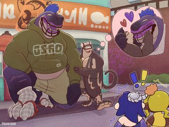 big_man_(splatoon), frye_(splatoon), shiver_(splatoon), nintendo, splatoon