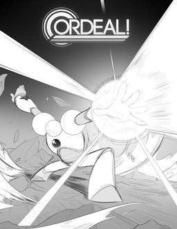 nameless_character, ordealcomic, ambiguous_gender, circle, cracked_ground