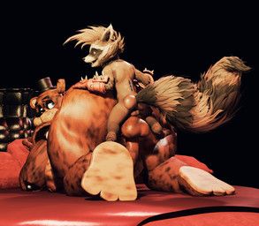 freddy_(fnaf), rocket_raccoon, five_nights_at_freddy's, guardians_of_the_galaxy, marvel