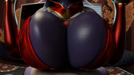 aak_(arknights), krystal_(star_fox), lifts-her-tail, loona_(helluva_boss), mommyclaw_(vulgarvictor)