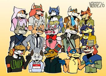 "honest"_john_foulfellow, carmelita_fox, diane_foxington, fennix_(fortnite), funtime_foxy_(fnaf)