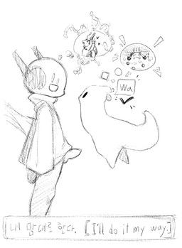 five_pebbles_(rain_world), rain_world, videocult, caffrain, clothing