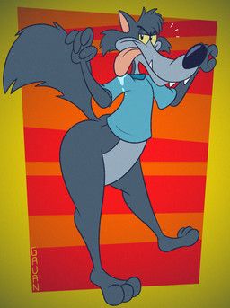 wolf_(wolf_and_gopher), teletoon, wolf_and_gopher, gavanzude, 3_toes