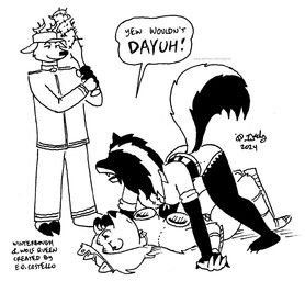 catherine_o'daisies, wolf_queen_(eocostello), zandar's_saga, tegerio, anthro