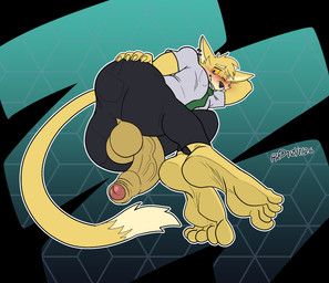 rxq, accessory, anthro, balls, big_balls