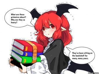 koakuma, touhou, winrar, sleepymoon, black_capelet