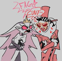 stella_(helluva_boss), valentino_(hazbin_hotel), hazbin_hotel, hellaverse, helluva_boss