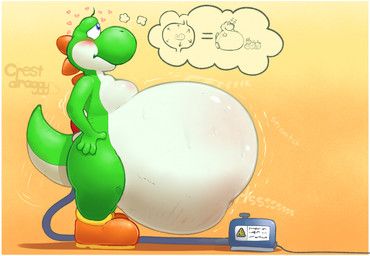 yoshi_(character), mario_bros, nintendo, crestdraggy, air_inflation
