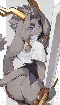 sybil_(pseudoregalia), pseudoregalia, kishibe, anthro, antlers