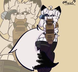 foxiusrahhh, anthro, armor, bell, big_breasts