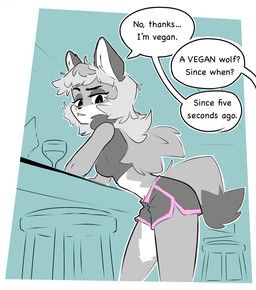 mardymuntjak, anthro, bar_stool, beverage, bottomwear