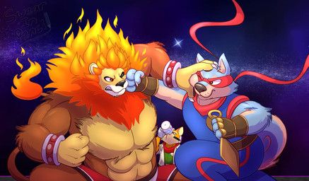 fox_mccloud, jingo_(combo_devils), zetterburn, combo_devils, nintendo