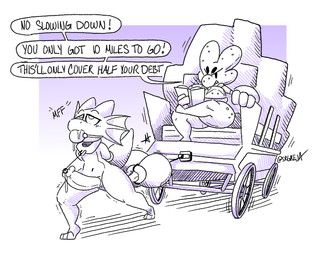 fare_breadbold_(srgreja), plum_(plumbold), srgreja, anthro, ball_gag