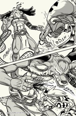 irlenk_(daigaijin), mazy_(daigaijin), daigaijin, 5_fingers, abs