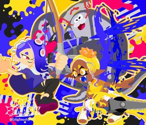 big_man_(splatoon), deep_cut_(splatoon), frye_(splatoon), shiver_(splatoon), nintendo