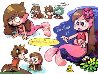 dipper_pines, mabel_pines, disney, gravity_falls, monster_falls