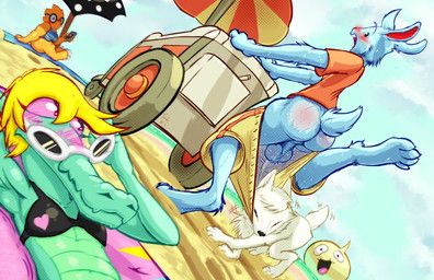 alphys, bratty_(undertale), greater_dog, nicecream_man, onionsan