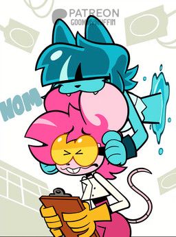 goommy_(goommymuffin), muffin_(goommymuffin), goommymuffin, anthro, bite