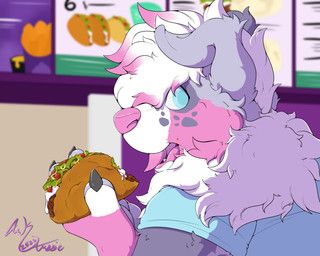 ark_(arkaussieshep), taco_bell, arkaussieshep, advertisement, anthro
