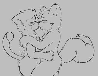 kai_(tealsdev), teals_(tealsdev), tealsdev, anthro, blush