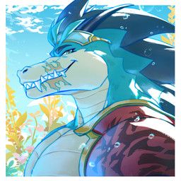 rashek, cafurccino, anthro, blue_body, countershade_face