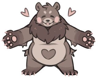 anotherbearsimp, anthro, arms_out, bear, belly