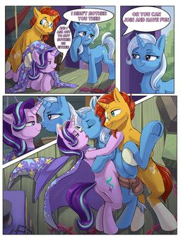starlight_glimmer_(mlp), sunburst_(mlp), trixie_(mlp), friendship_is_magic, hasbro