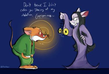 creepella_von_cacklefur, geronimo_stilton, geronimo_stilton_(series), stupidlilclownboy, black_hair
