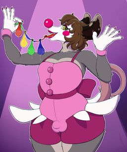 thehuskylord, american_opossum, anthro, bodily_fluids, bulge