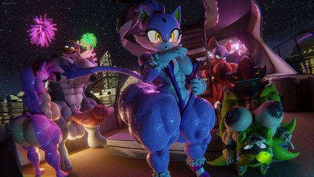 amy_rose, blaze_the_cat, rouge_the_bat, shadow_the_hedgehog, storm_the_albatross