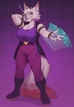 susie_(deltarune), deltarune, undertale_(series), brg9u, 5_fingers