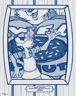 connie_(bennie_tiger), teaselbone_(character), swell_donuts, teaselbone, 4_fingers