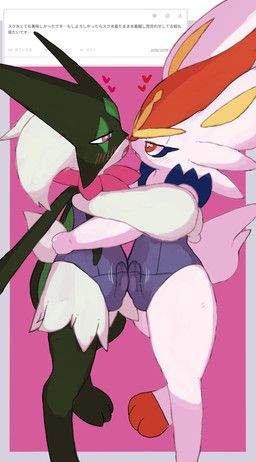 nintendo, pokemon, hanaman, anthro, aroused