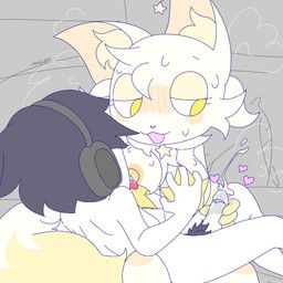 alaaala941, 4_fingers, anthro, bangs, bedroom_eyes