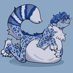 fernwyrm, abdominal_bulge, anthro, belly, big_belly