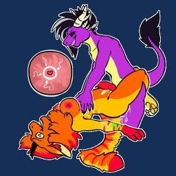 dalys_sparklederg, henri_(rypoint), mythology, kwakapaint, anthro
