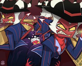 crimson_(helluva_boss), fan_character, wander_(water_enjoyer), hellaverse, helluva_boss