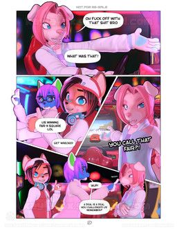 chloe_(rysonanthrodog), icarus_skyhawk, kayla_(rysonanthrodog), bandai_namco, high_scores