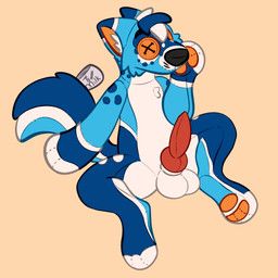 m1lkb4rk, animal_genitalia, animal_penis, anthro, balls