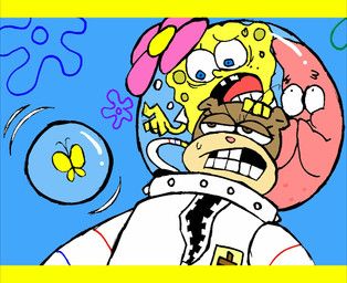 patrick_star, sandy_cheeks, spongebob_squarepants_(character), wormy_(spongebob), nickelodeon