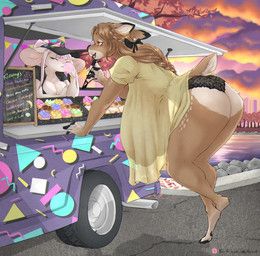 fiona_fawnbags_(dullvivid), kimberly_(dullvivid), dullvivid, anthro, big_breasts