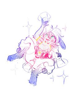 content_the_bunny, melody_maku, animal_genitalia, animal_penis, anthro